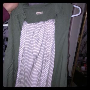 Long stripped skirt and tank (Set)